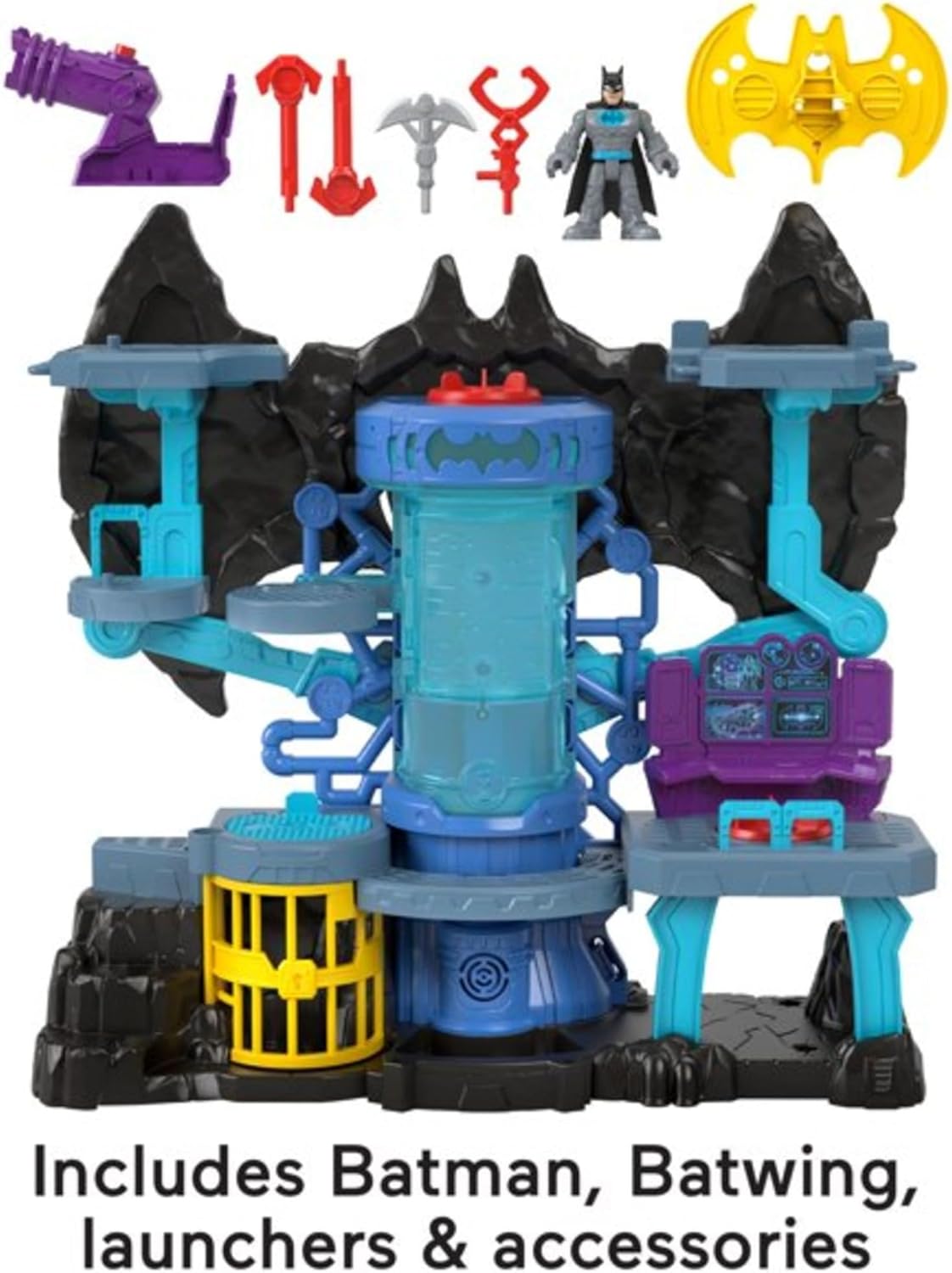 Thumbnail 4 de Fisher-Price Imaginext DC Super Friends Batman Bat-Tech Batcave Playset (HGN70)
