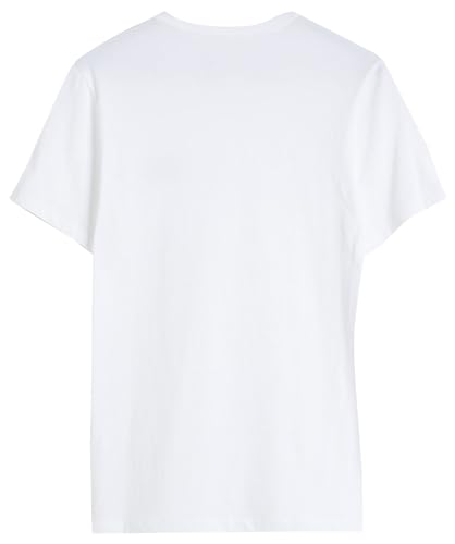 Detalle de Levi's 2-Pack Crewneck Graphic Tee Uomo Multicolore (Sportswear White/Mineral Black) M
