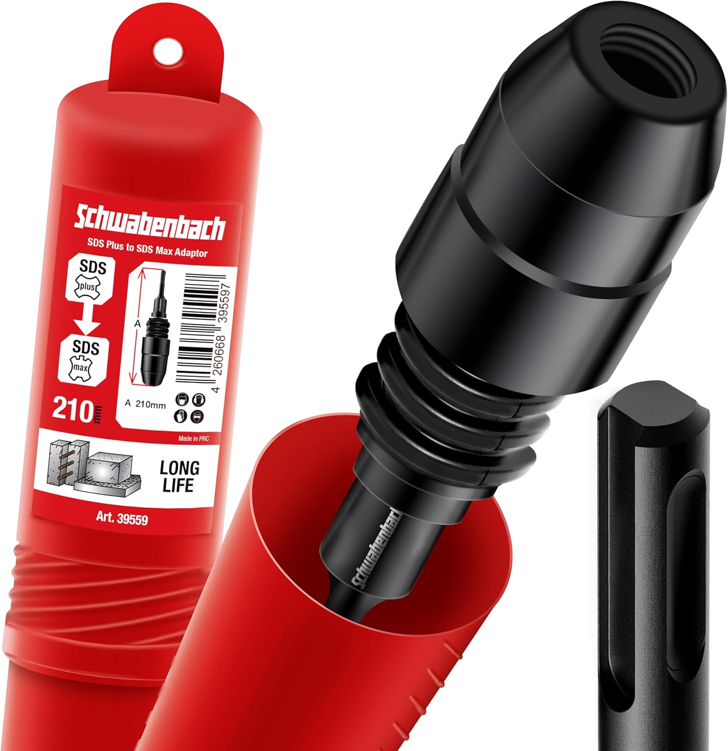 Adaptateur SDS Plus vers SDS Max 60Si2Mn