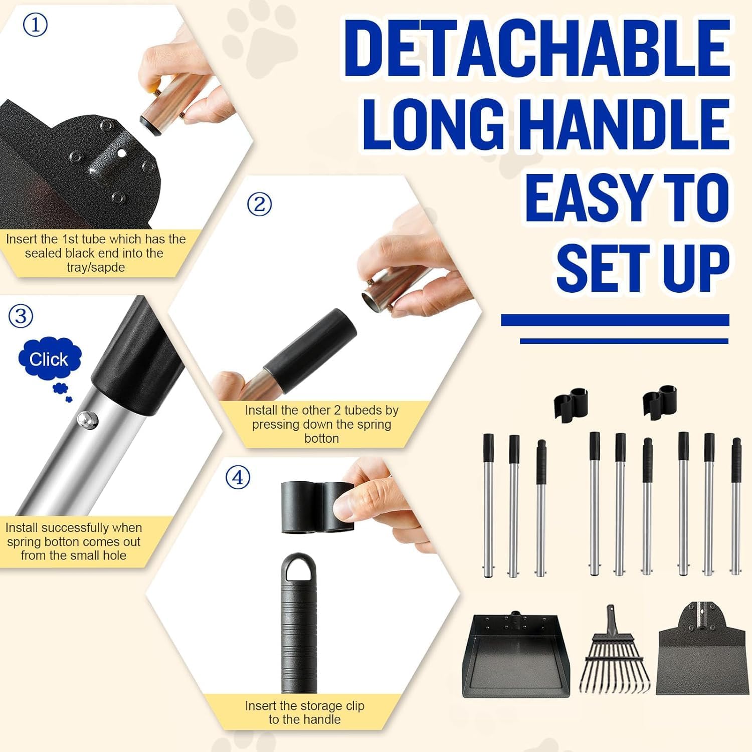 Thumbnail 5 de Snagle Paw Poop Scoop with 96.5cm Adjustable Handle