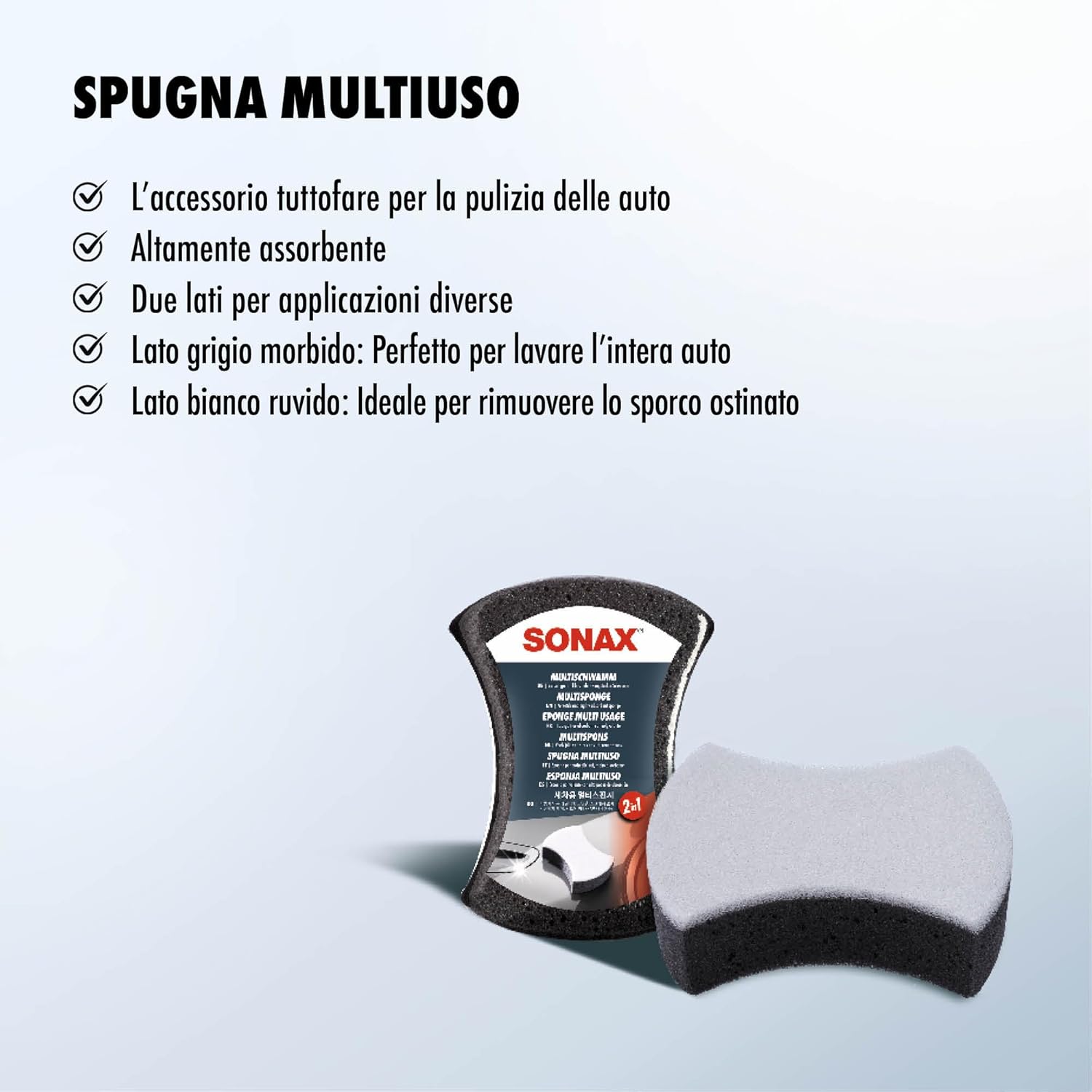 Thumbnail 4 de SONAX Spugna multiuso ad alta assorbenza per lavaggio auto – Art. 04280000