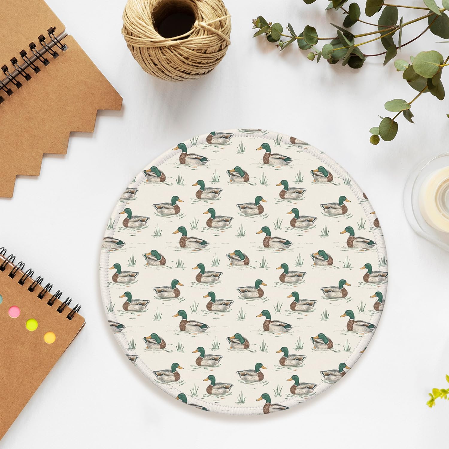 Detalle de NaZaUK Round Mouse Pad, 8.7 x 8.7 Inch