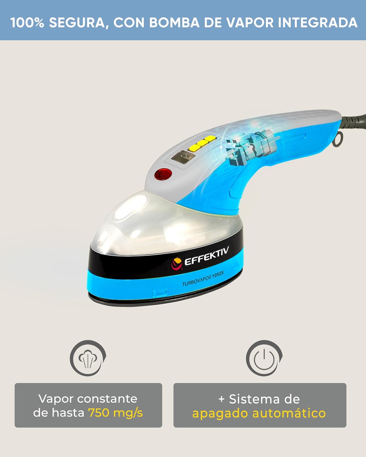 Detalle 2 de EFFEKTIV TurboVapor 1050X 1800W
