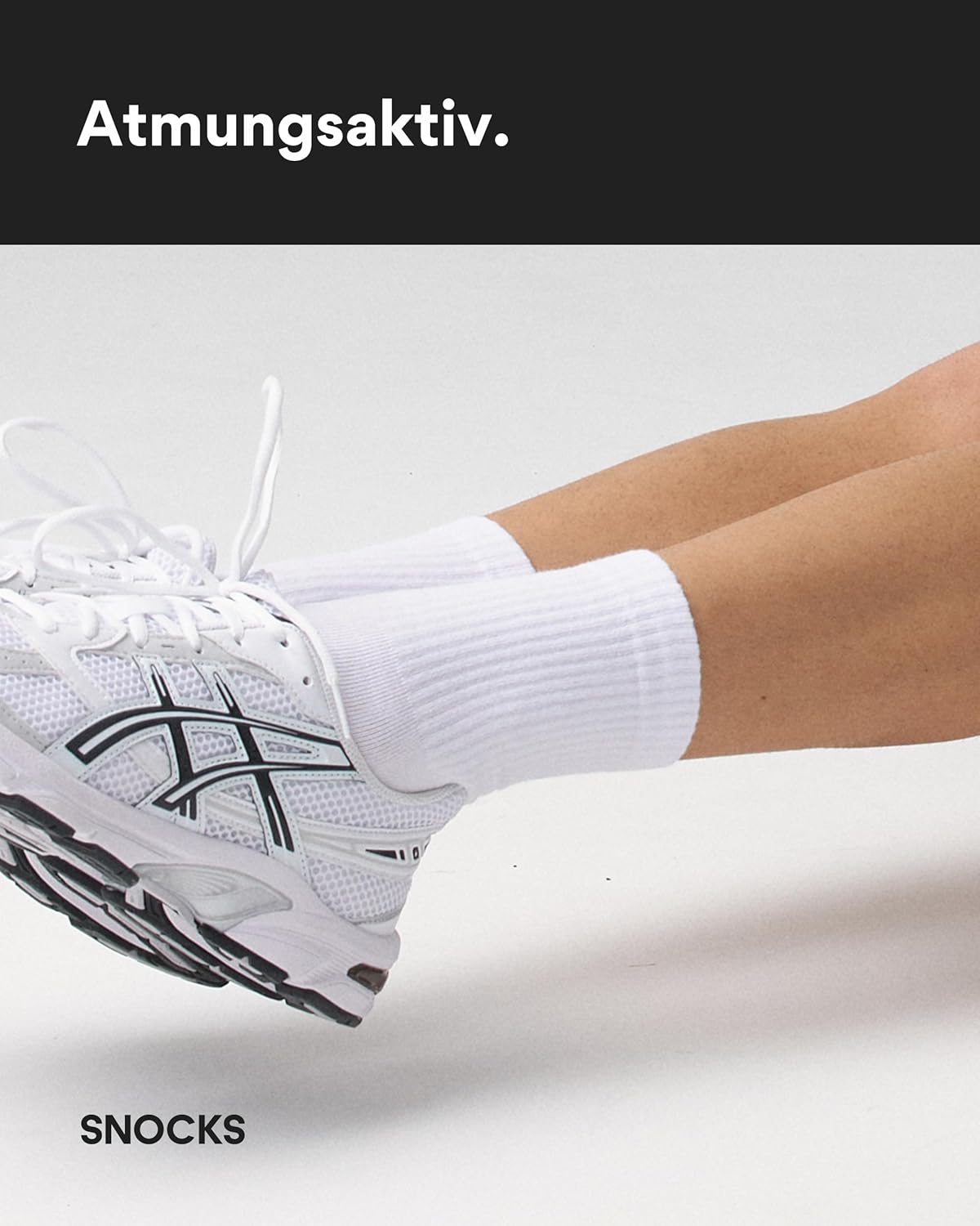 Detalle 2 de Snocks Tennissocken für Herren & Damen (Bio-Baumwolle) im 4er-Pack, Gr. 35–50