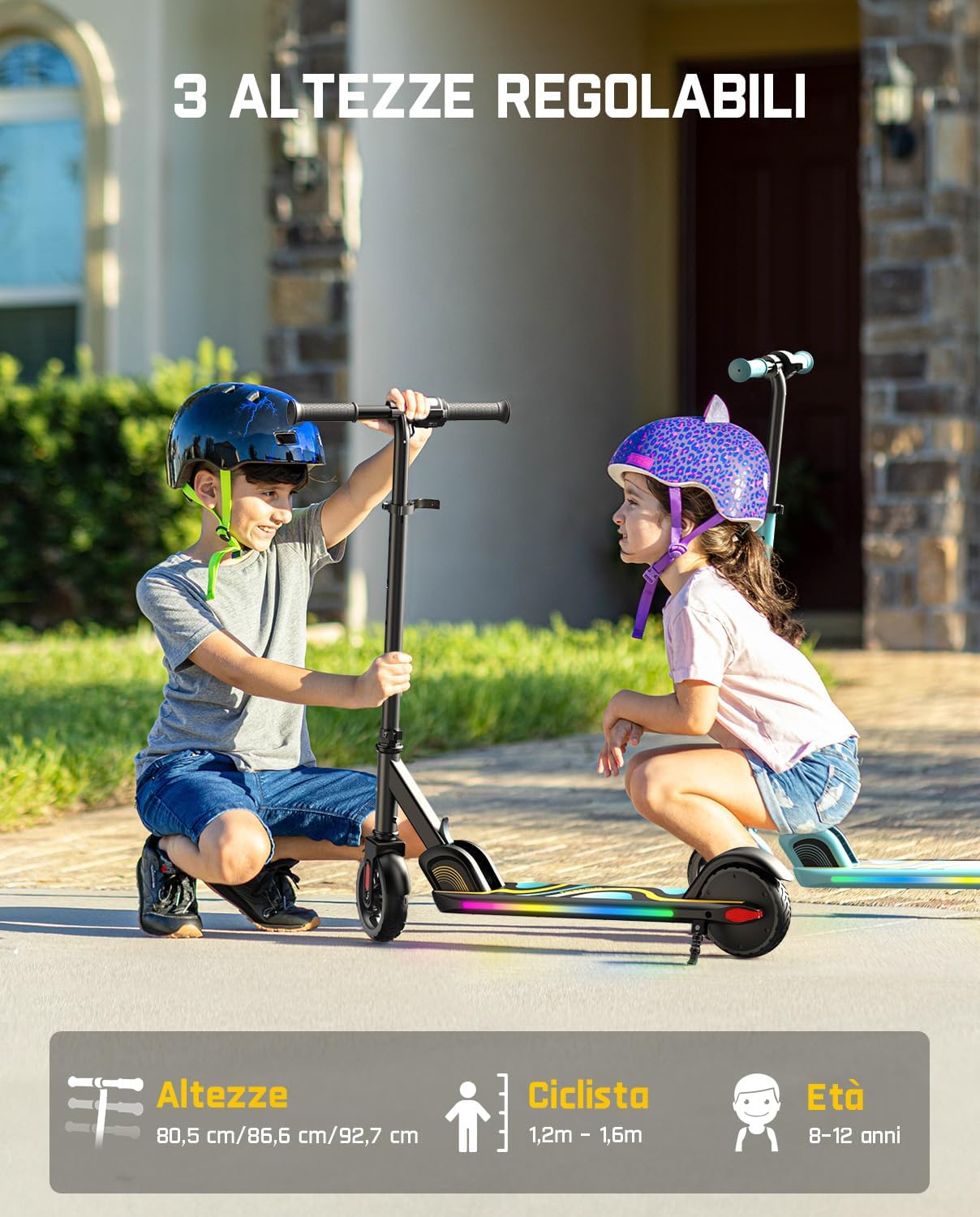 Detalle 2 de FanttikRide C9 Pro Monopattino Elettrico per Bambini 8 km