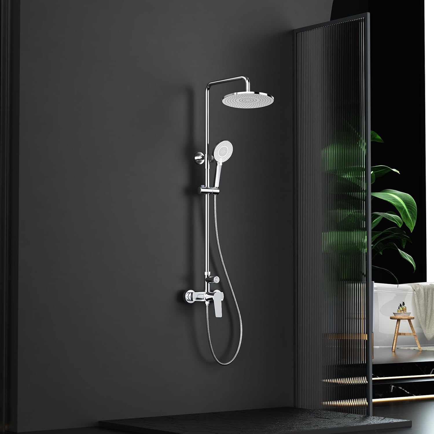 Thumbnail 6 de Rainsworth Duschsystem Regendusche 25 cm