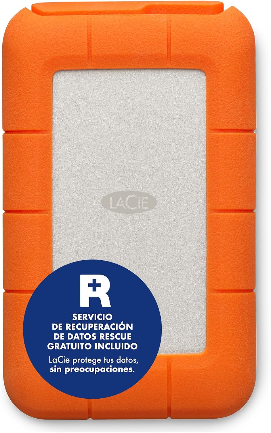 Detalle de LaCie Rugged USB-C 2TB disco duro portátil