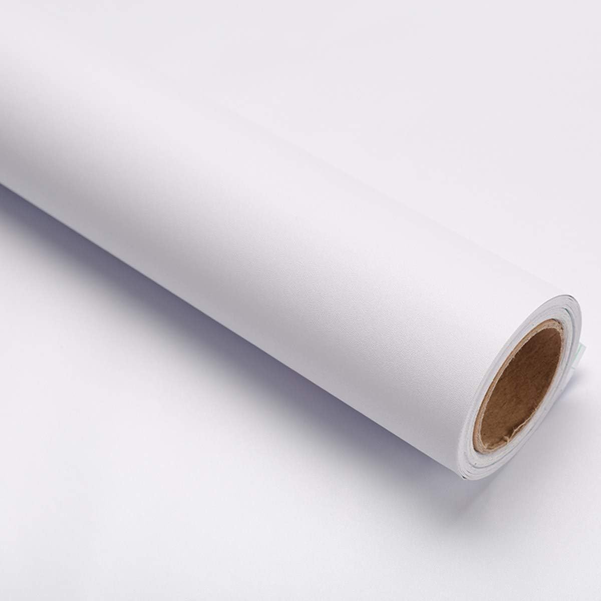 Detalle de White Self Adhesive Wallpaper 40cm x 10m