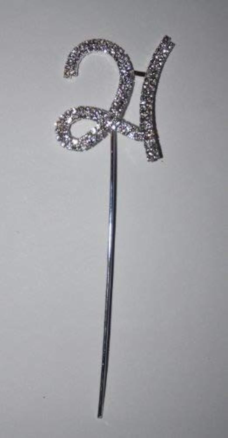 Thumbnail 5 de Rhinestone Cake Topper 15cm 🎂