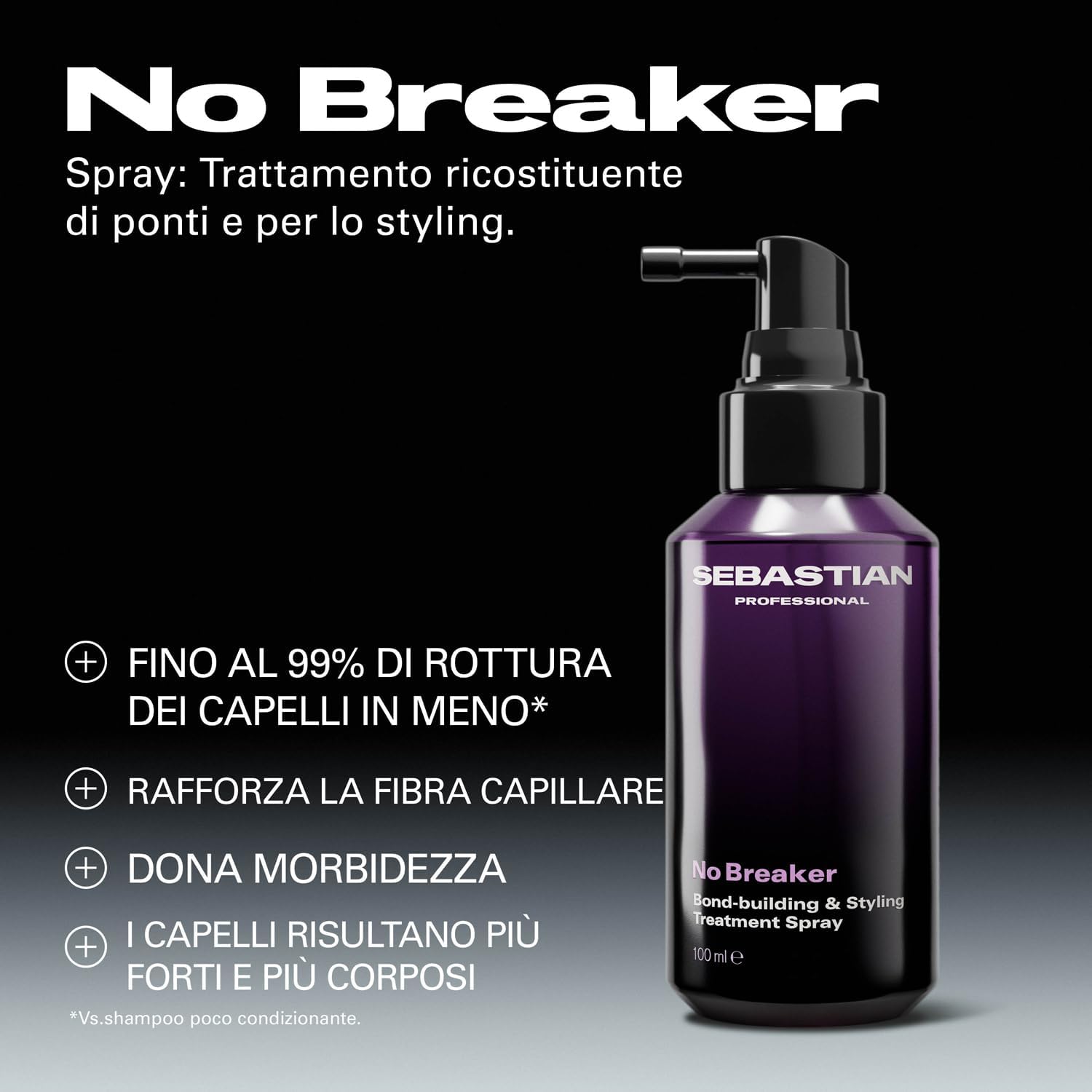 Thumbnail 2 de Sebastian Professional No Breaker Bond-Building & Styling Treatment Spray da 100 ml