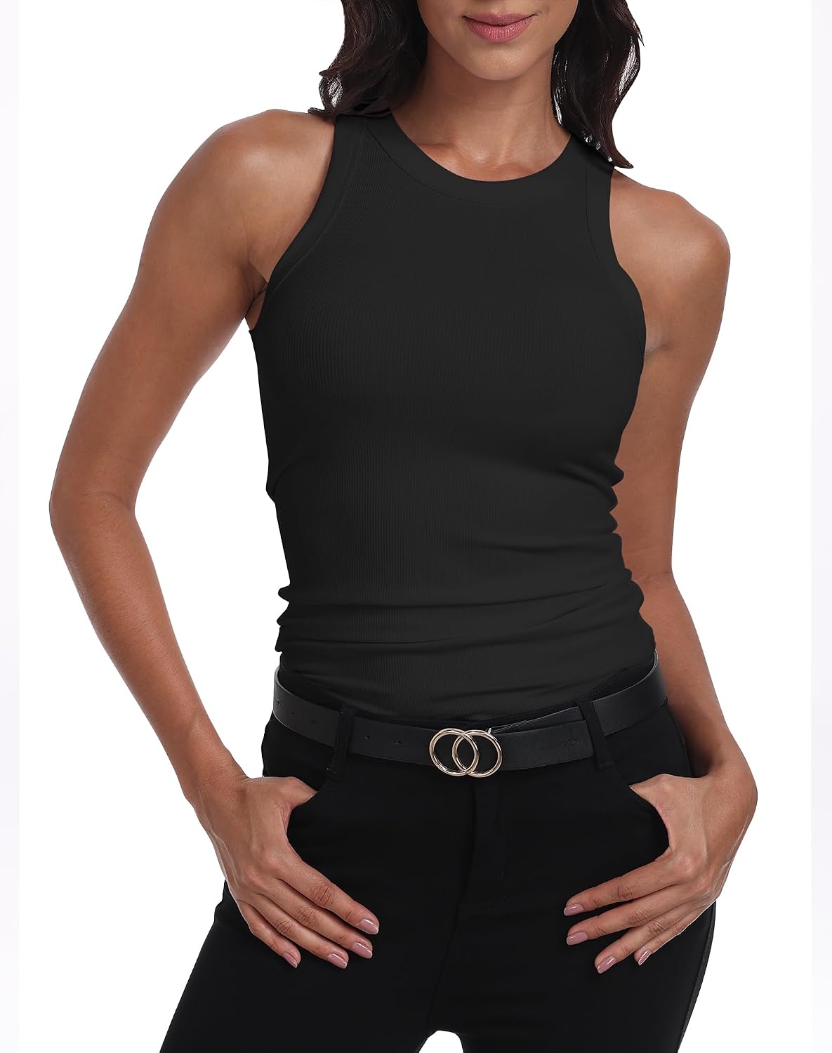 Thumbnail 1 de GEMBERA Sleeveless Racerback Tank Top