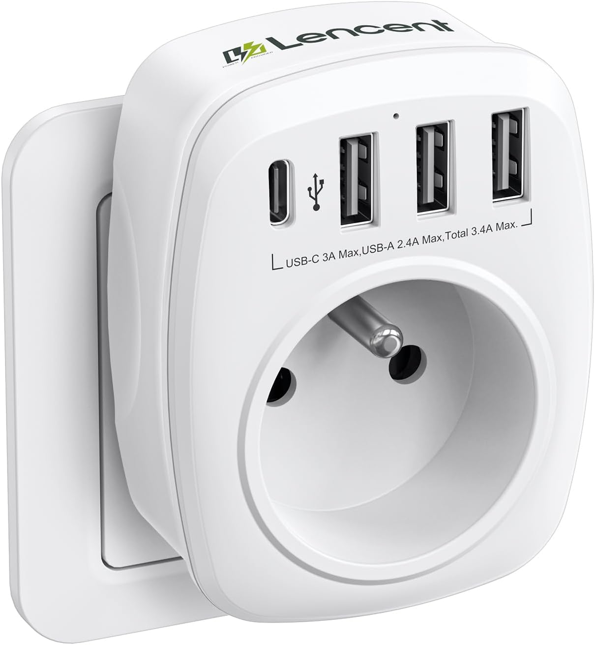 Detalle de LENCENT Prise Secteur Multiple 4000W 🔌