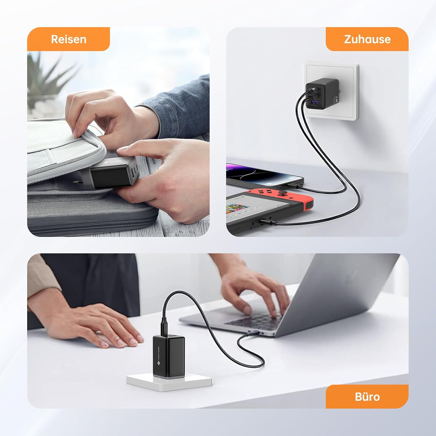 Thumbnail 5 de NOVOO 67W USB C Ladegerät GaN III