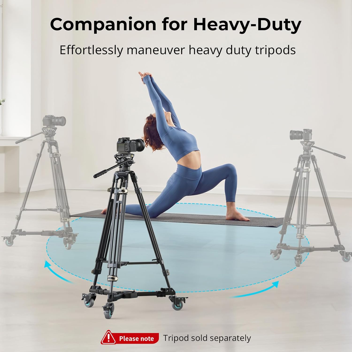 Thumbnail 1 de SMALLRIG 5020 Tripod Dolly 20 kg