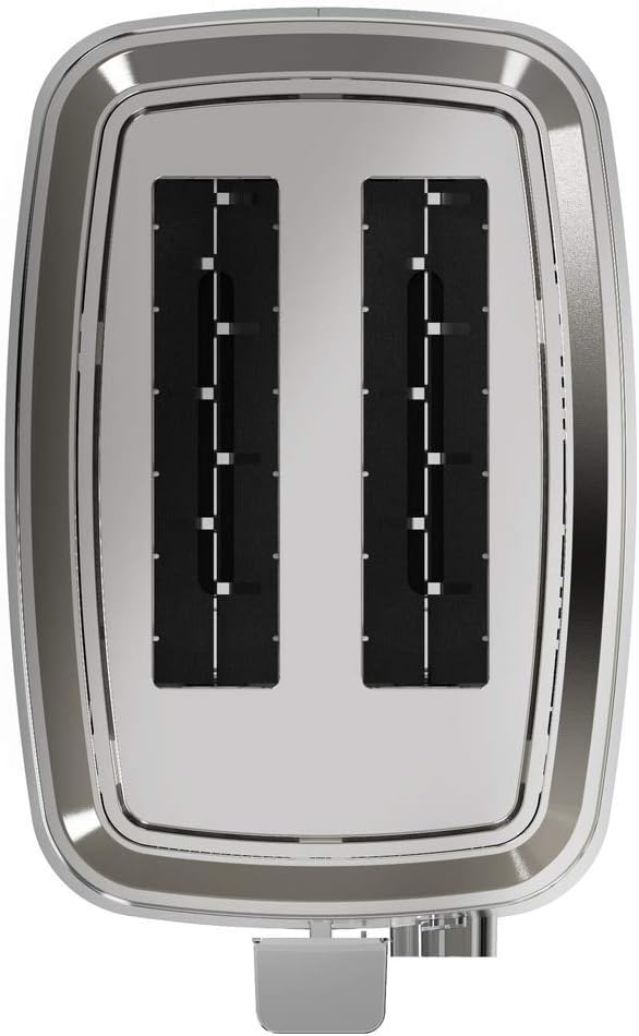 Detalle de GE 2-Slice Stainless Steel Toaster with Extra-Wide Slots and 7 Shade Settings