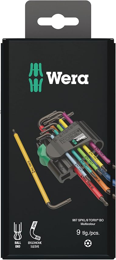 Detalle de Wera 5073599001 - Juego de Llaves Torx