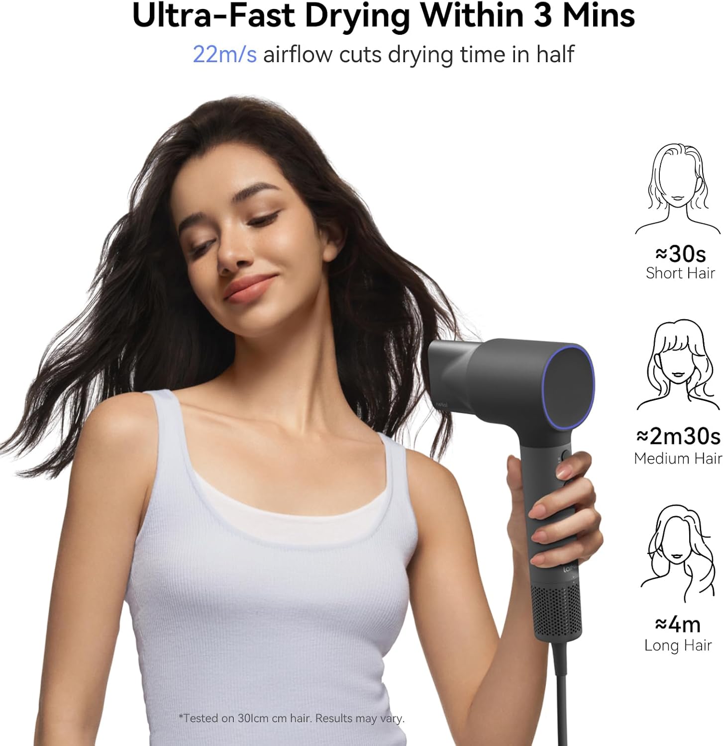 Detalle 2 de Laifen Neo High-Speed Hair Dryer review