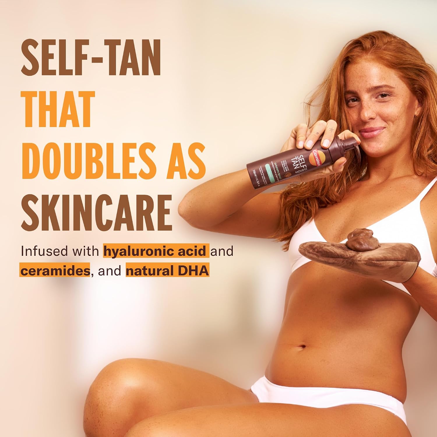Thumbnail 4 de Carroten Dark Self Tan Mousse, Green Base for Cool Undertones, 6.7 oz
