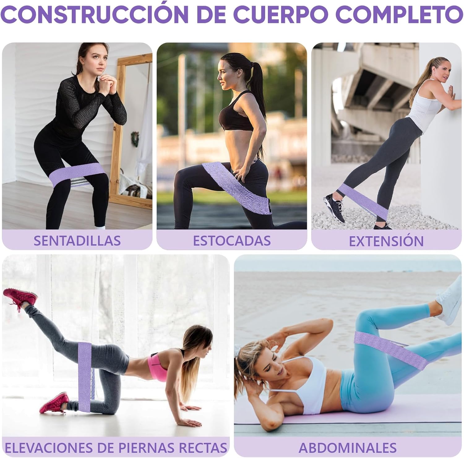 Thumbnail 5 de Suright Gomas Elásticas Musculación 3 niveles