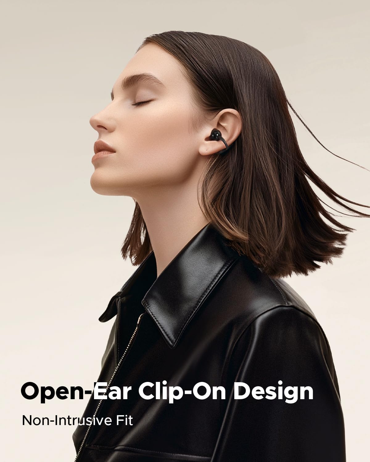 Detalle 2 de truefree C10 open‑ear earbuds 28H playtime
