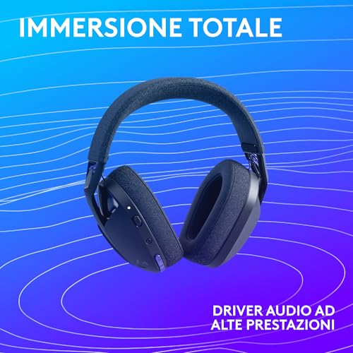 Thumbnail 5 de Logitech G G321 LIGHTSPEED: cuffia gaming wireless con Bluetooth e microfono flip-to-mute