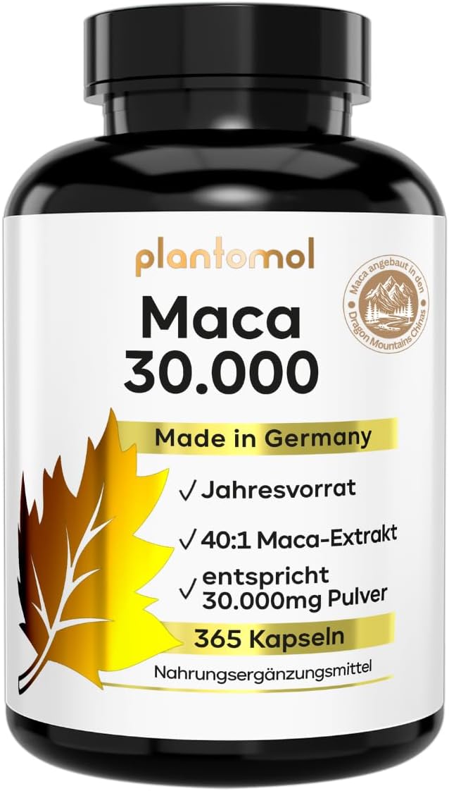 Detalle de Maca 30.000 mg Kapseln — 365 Tage Vorrat 💊