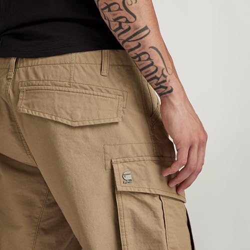 Detalle de G-STAR Rovic Zip 3D Pantalones marrón 29W ⛳
