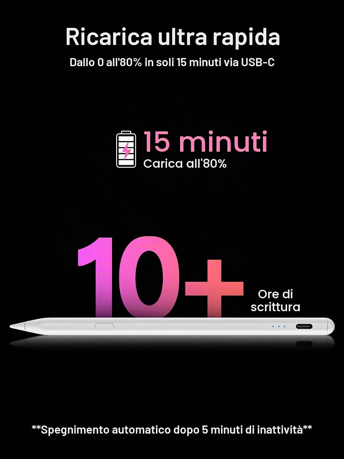 Thumbnail 4 de Penna per iPad ricarica rapida 30 minuti
