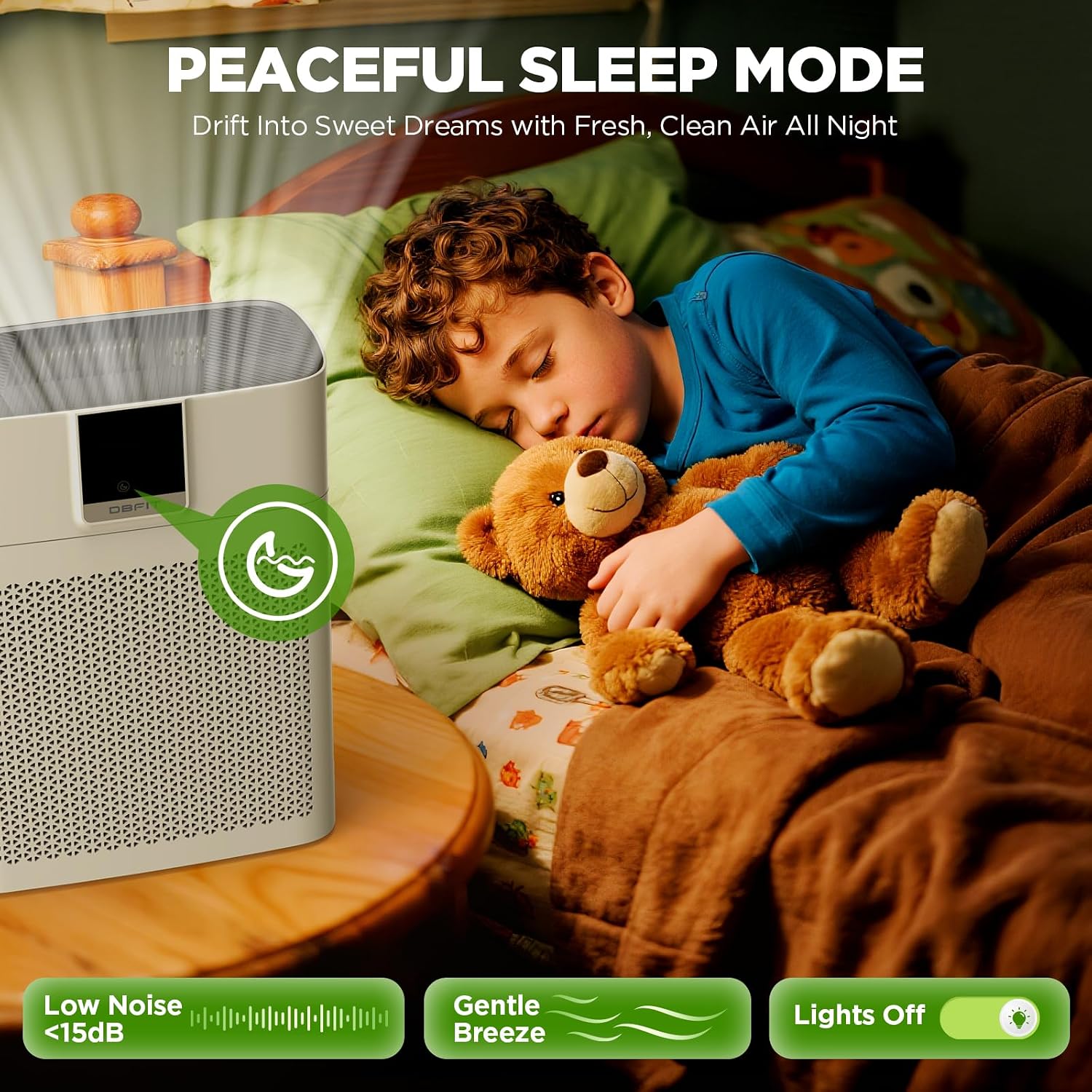 Thumbnail 5 de DBFIT AP2410 Air Purifier for Large Rooms ⚙