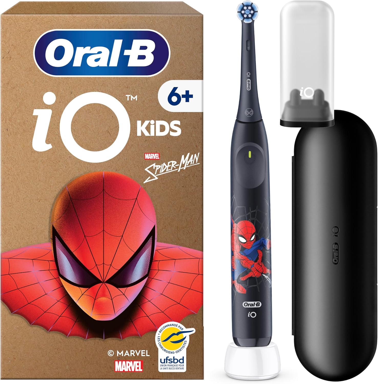 Detalle de Oral-B iO Kids Marvel Spiderman electric toothbrush (for ages 6+)
