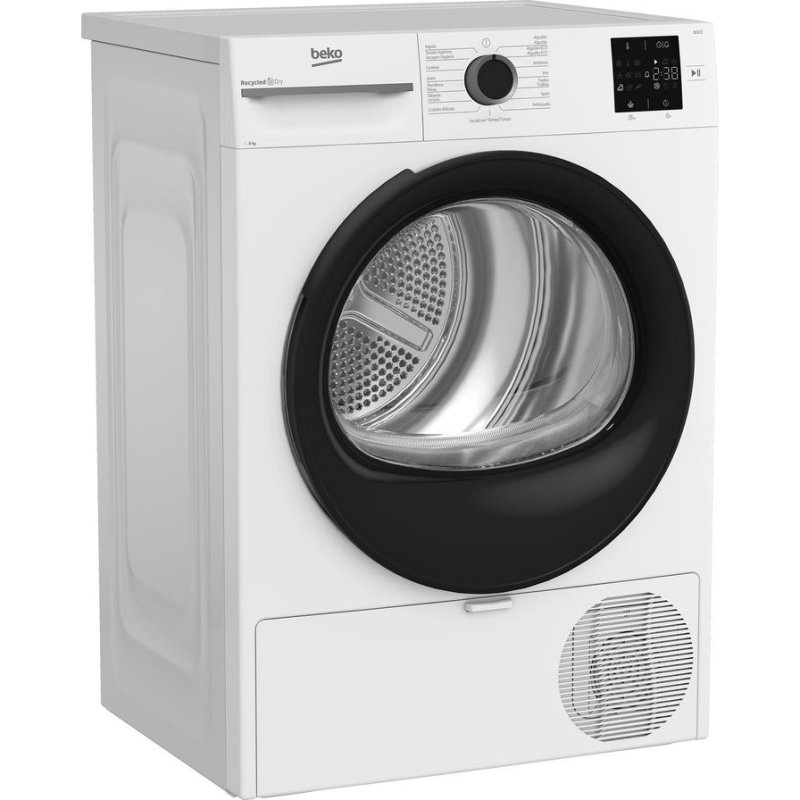 Detalle 2 de Beko BM3T38220WB secadora bomba de calor 8 kg