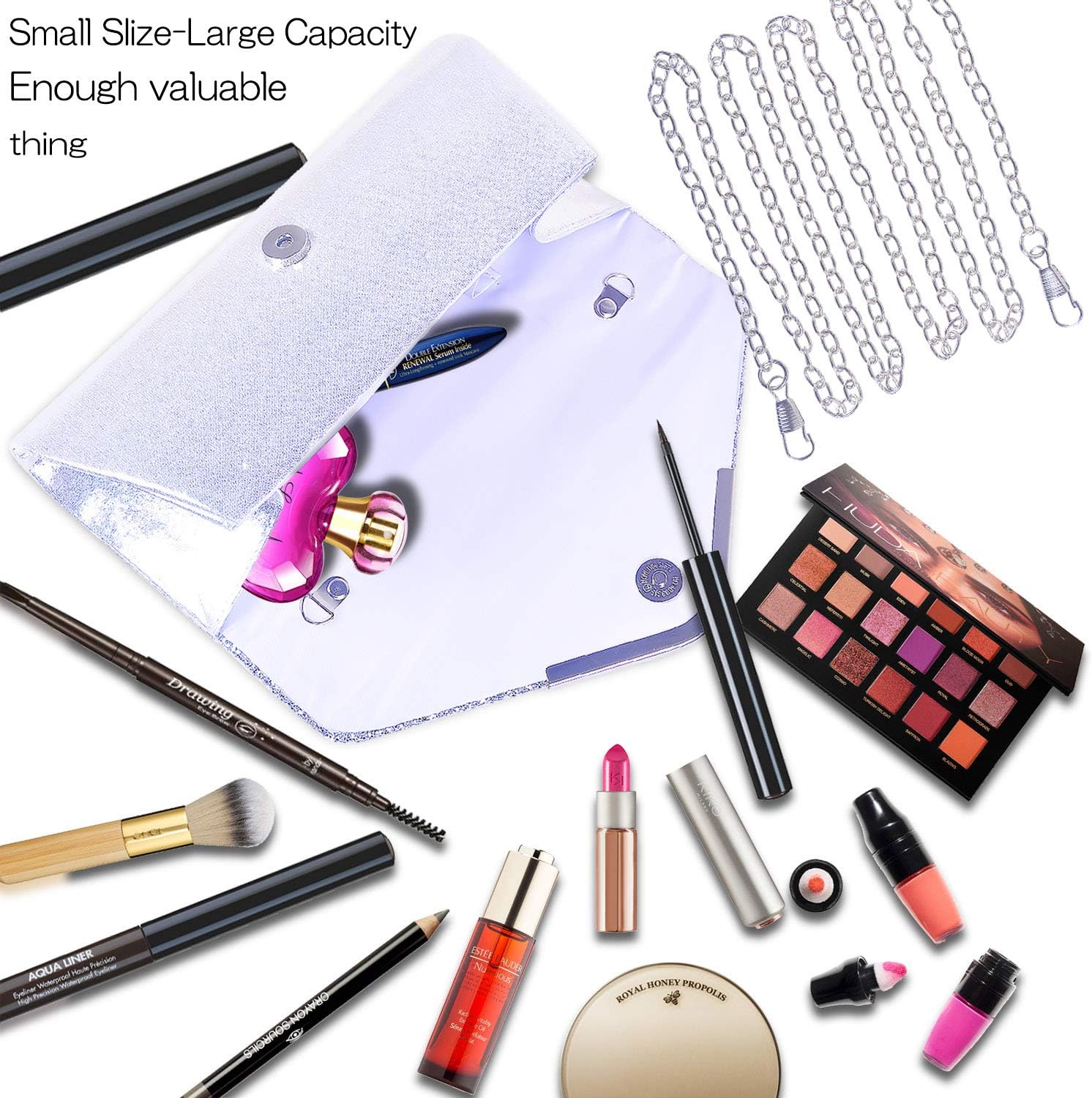 Detalle 2 de Satin Evening Clutch