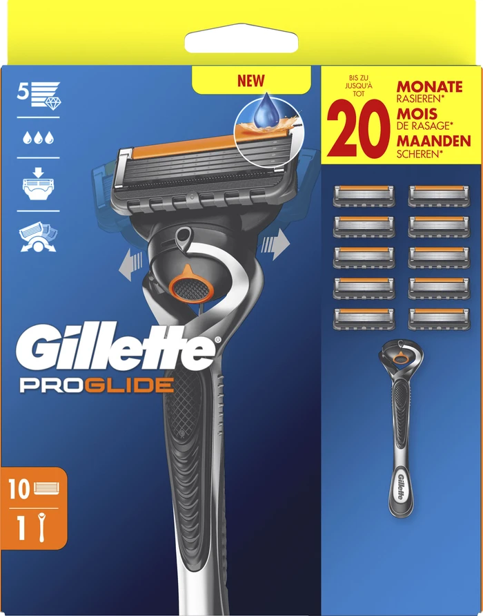 Thumbnail 6 de Gillette ProGlide Rasierer-Set mit 10 Ersatzklingen
