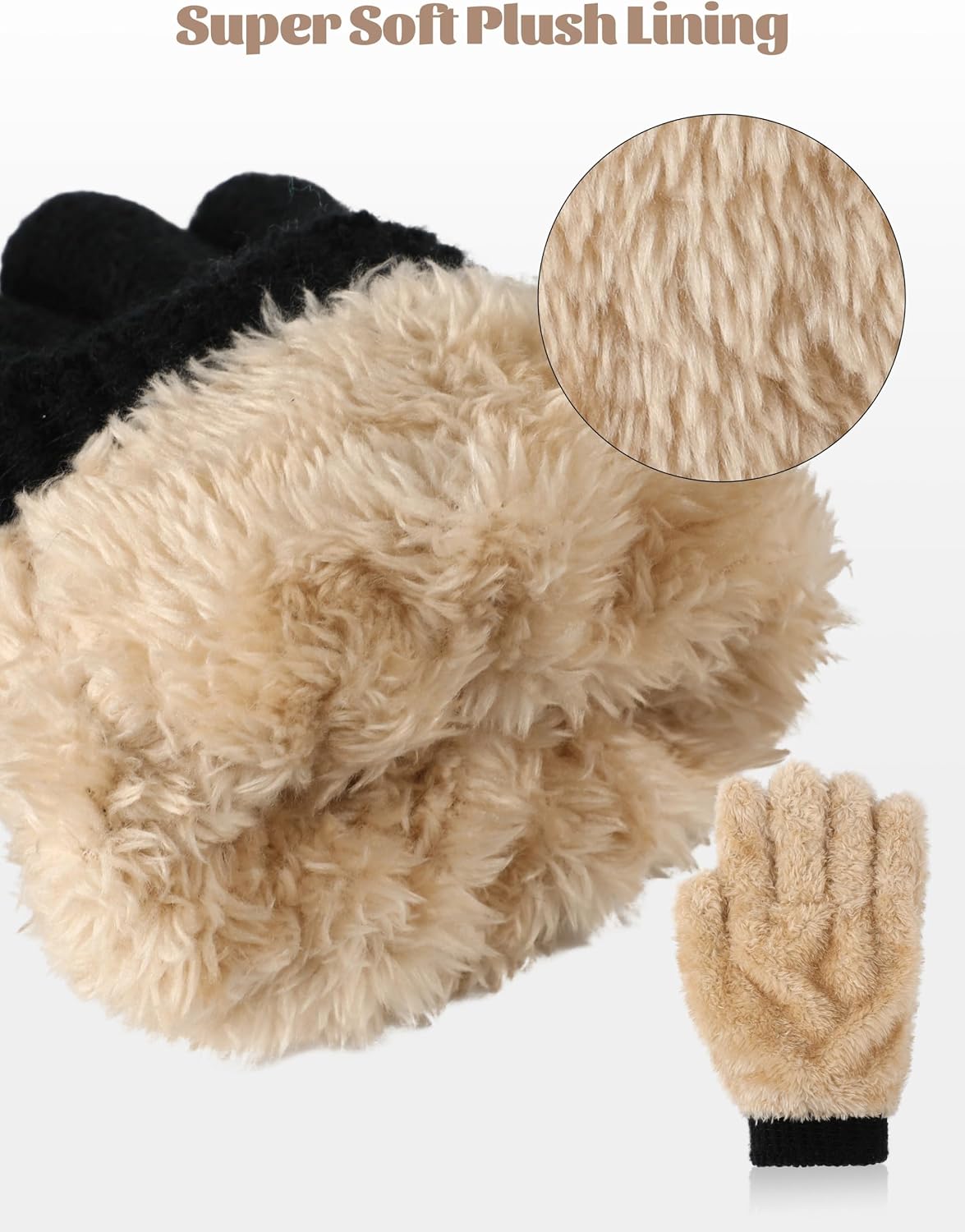 Detalle de Glooarm 2 Pairs Kids Gloves 4-12