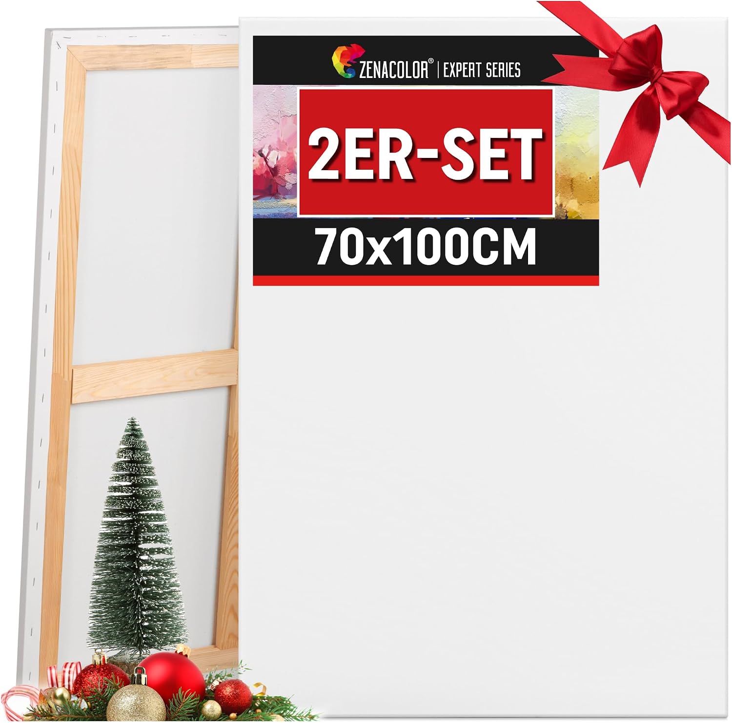 Zenacolor Leinwand zum Bemalen 70x100 Set 2