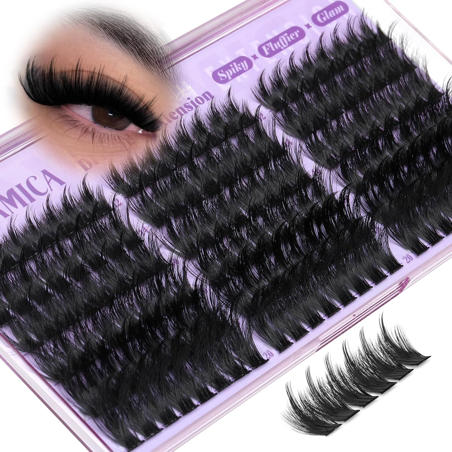 Detalle de Spiky Lash Cluster Extensions 200D