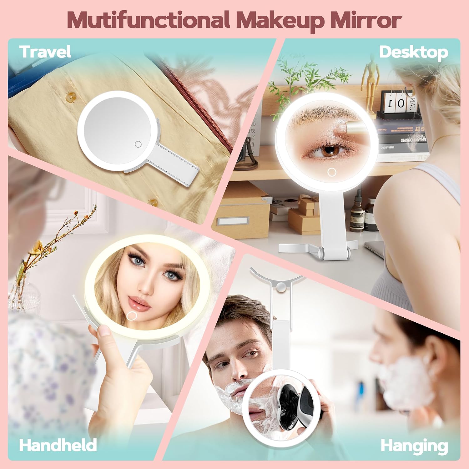 Thumbnail 6 de B Beauty Planet Miroir grossissant avec lumière 30X