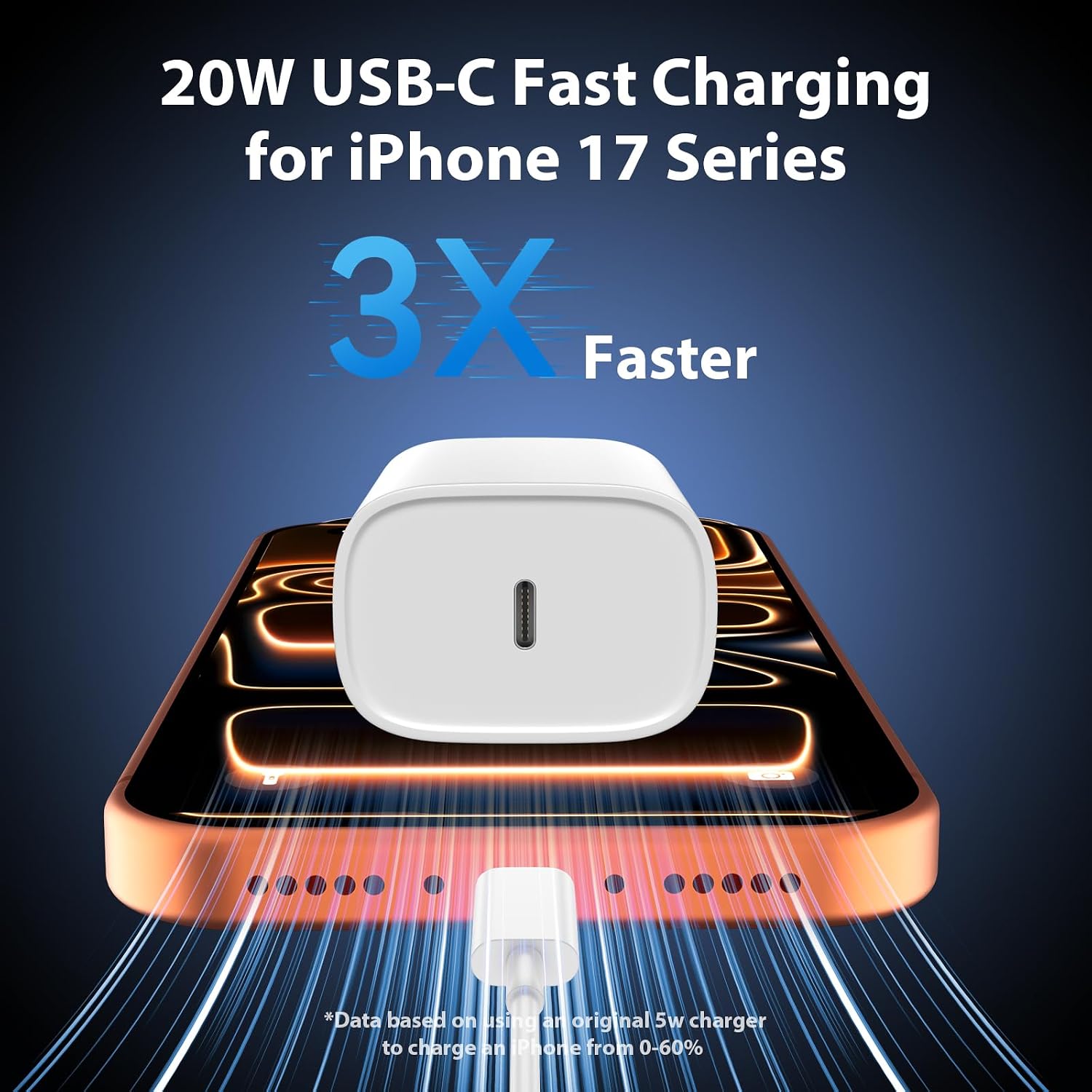 Detalle 2 de Apple iPhone USB‑C Fast Charging 10 ft Cable