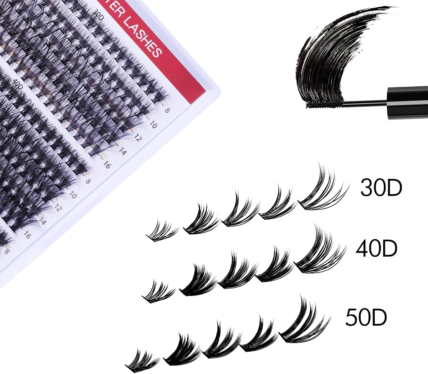 Thumbnail 1 de Lash Extension Ciuffetti D Curl 8-16mm 320pz