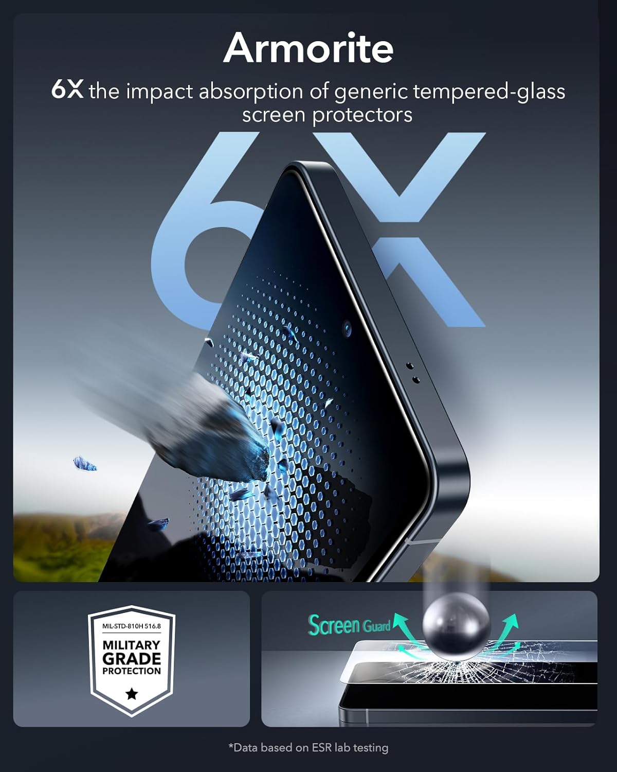 Thumbnail 3 de ESR Armorite 9H+ Glass for Galaxy S26 Ultra 3-Pack