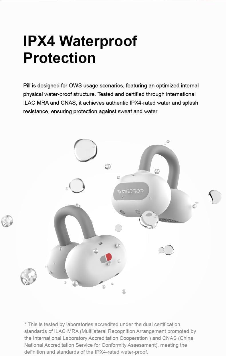 Thumbnail 4 de Moondrop Pill Open Ear Headphones Bluetooth 6.0