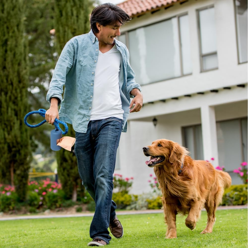 Detalle 2 de Dog Poop Bag Holder: 2-Pack Hands-Free Dog Dispenser for Leash Walks
