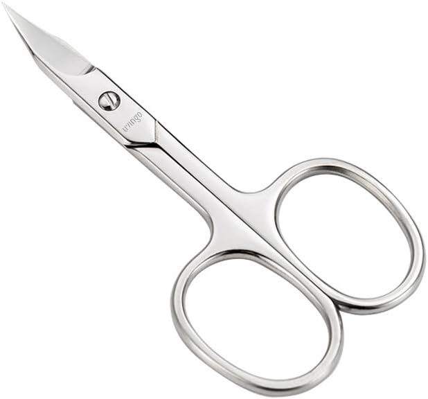 Detalle de LIVINGO 10284 Curved Stainless Steel Nail Scissors, 2.4 cm Blade