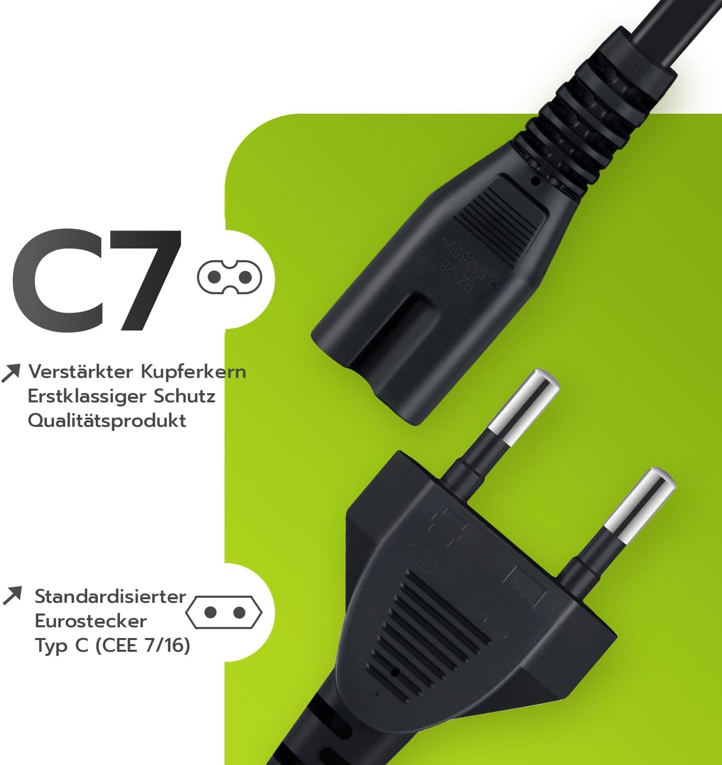 Thumbnail 4 de Tolesum Euro Netzkabel 3 m für Konsole