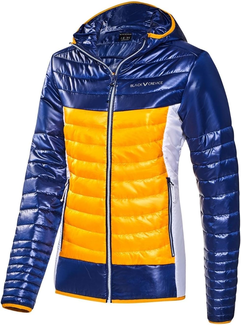 Detalle de Black Crevice: Giacca isolante da donna, leggera, idrorepellente e antivento per outdoor