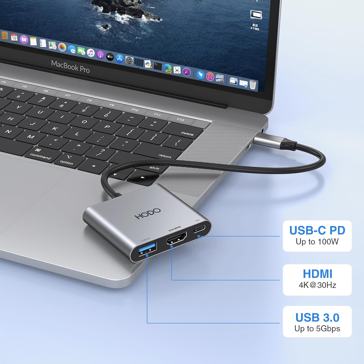 Thumbnail 1 de HODO USB C HDMI Adapter 4K