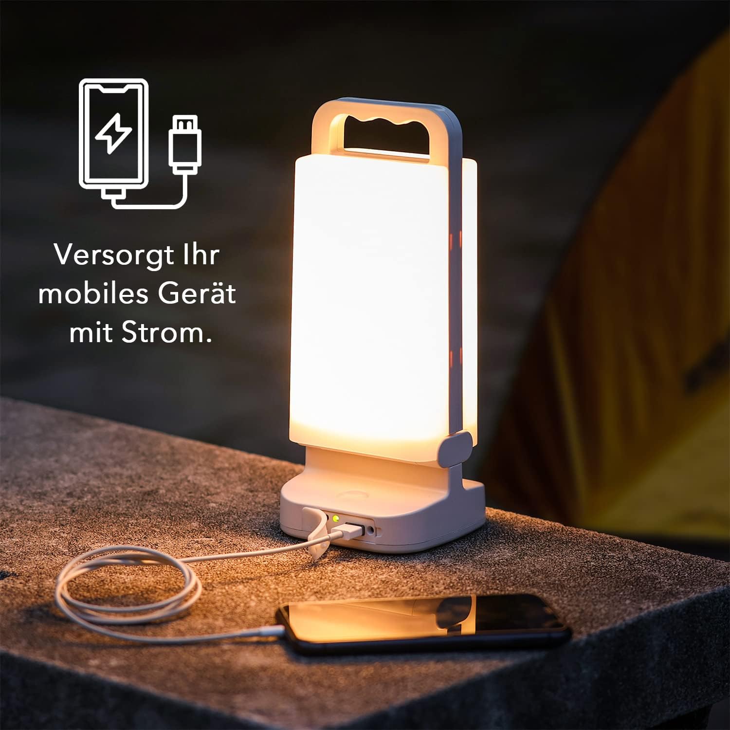 Detalle 2 de Lepwings 48 LED Campinglampe mit 6000 mAh
