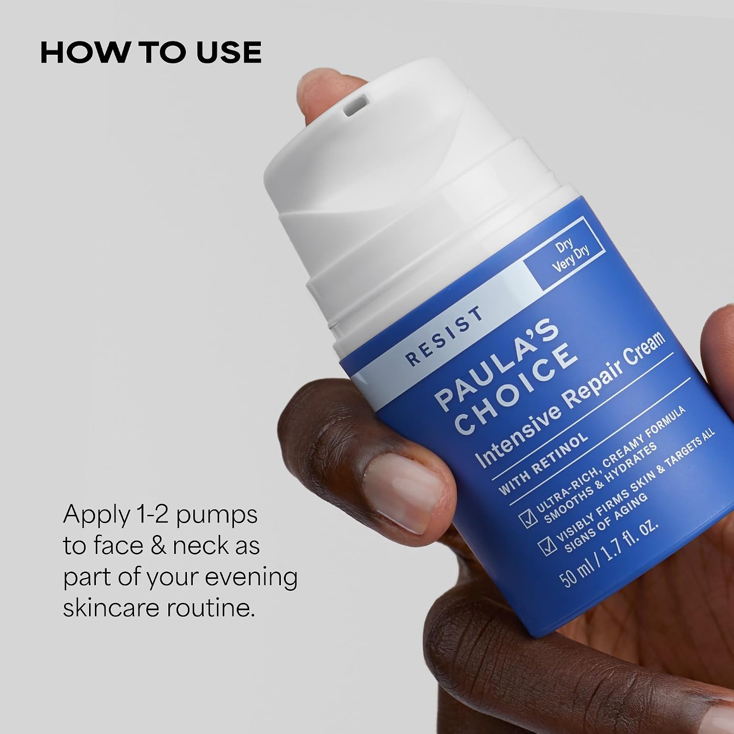 Detalle de Paula's Choice RESIST Intensive Repair Face Moisturizer with Retinol, Hyaluronic Acid & Jojoba
