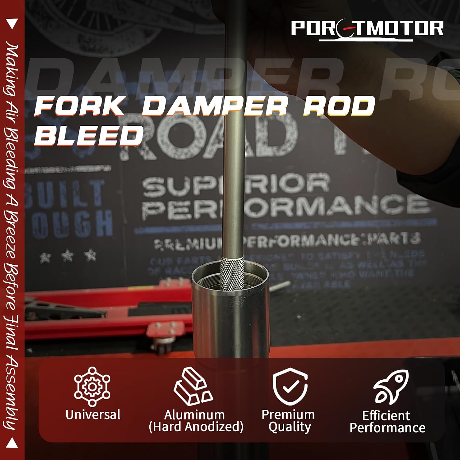 Detalle de Porotmotor Motorcycle Fork Bleed Tool, 5 Sizes