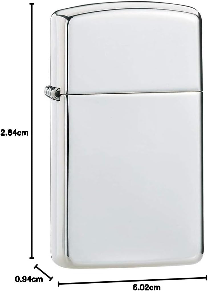 Thumbnail 6 de Zippo Slim – zapalniczka sztormowa do napełniania, mosiężna, w srebrnym kolorze